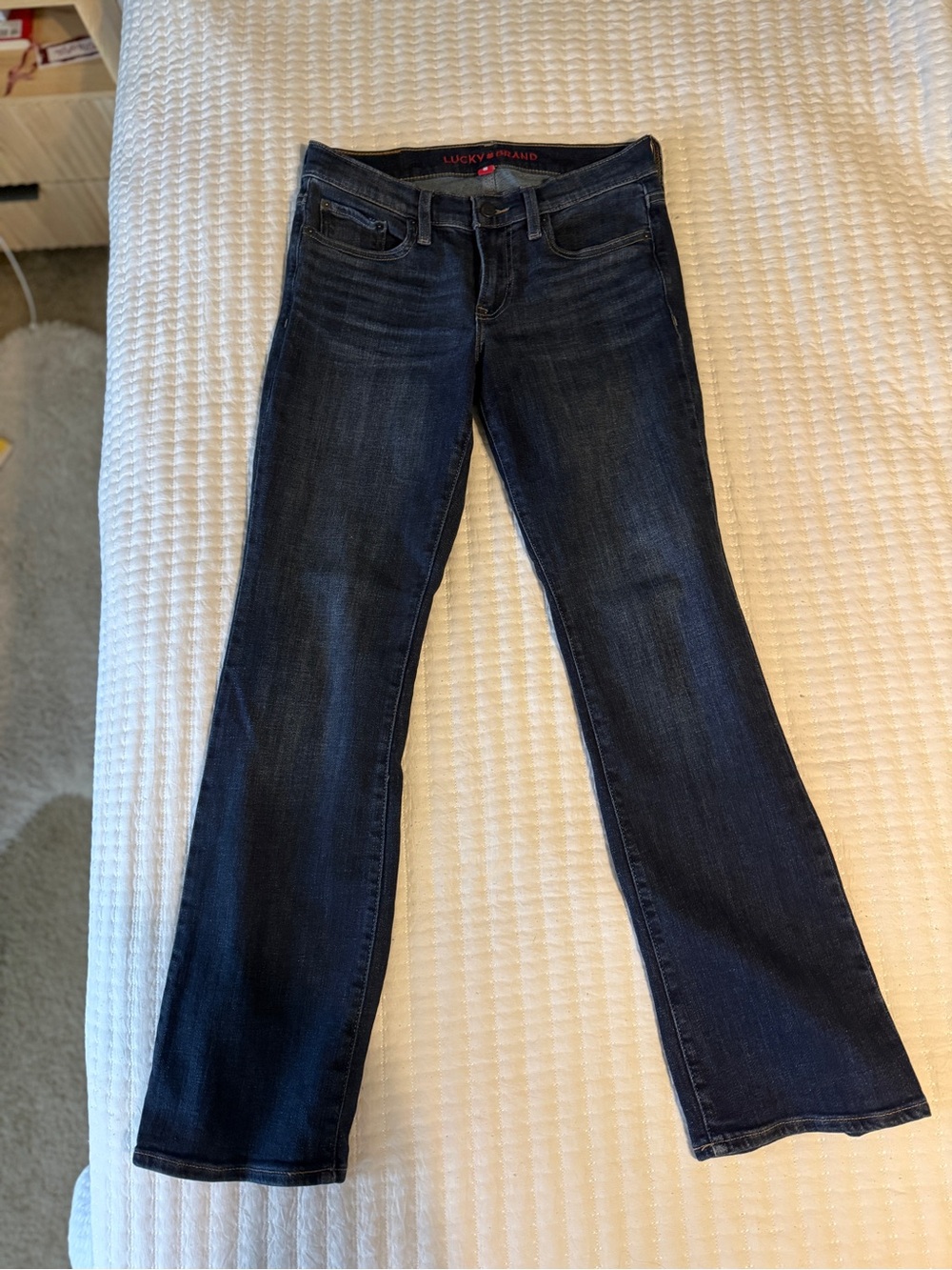 Lucky Brand Dark Indigo Flare Jeans